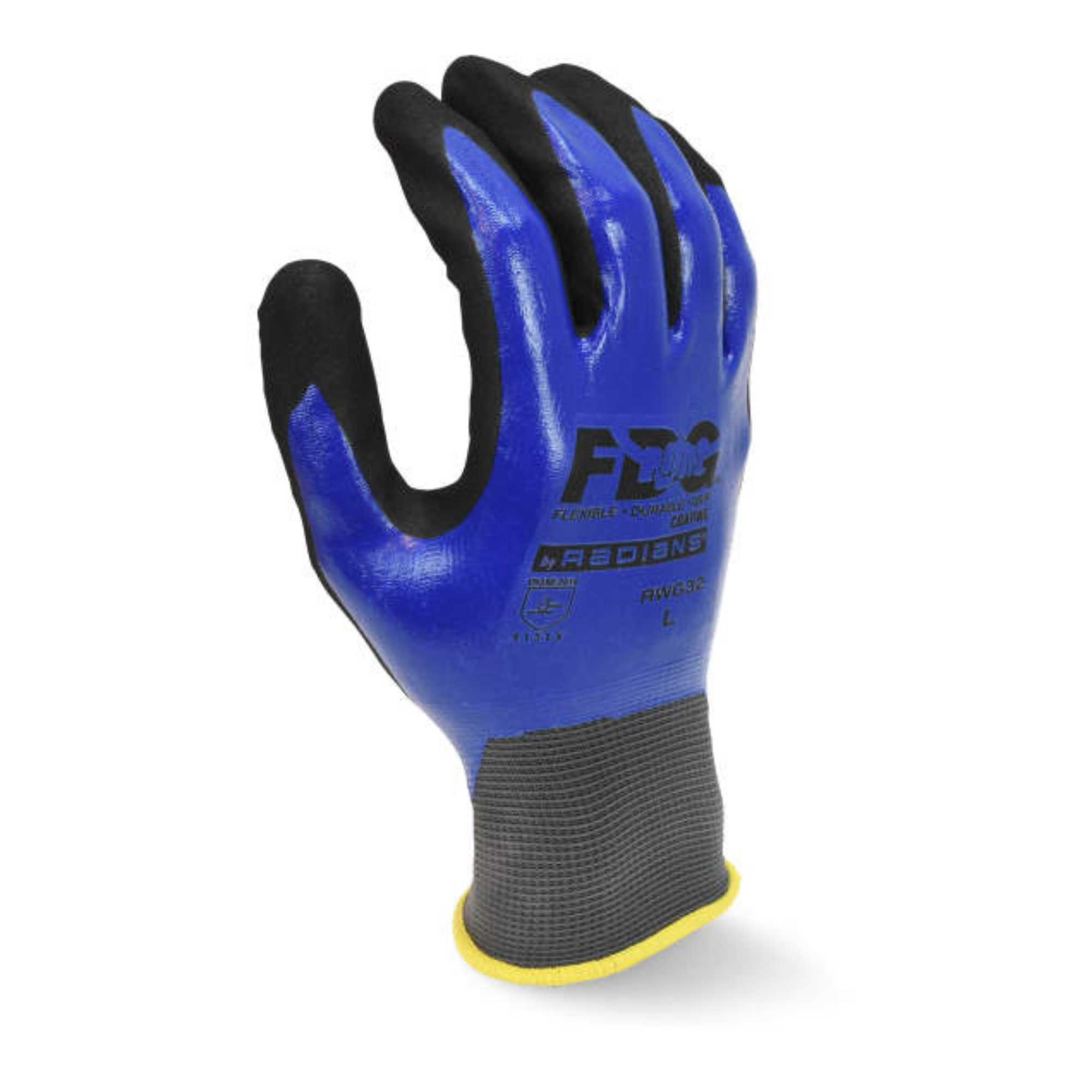 Radians RWG32 FDG Coating Full Dipped Waterproof Nitrile Work Glove from Columbia Safety
